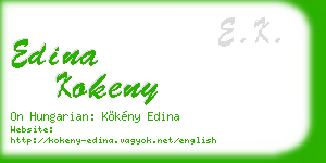 edina kokeny business card